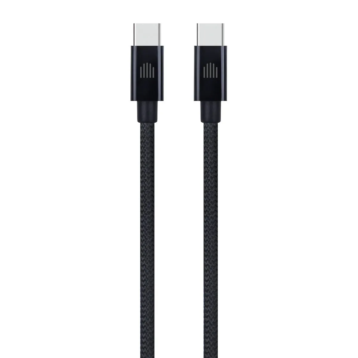 Dviced Cable USB-C to USB-C Nylon Textile 0,25m - crni — Dviced Cable USB-C to USB-C Nylon Textile 0,25m - crni
