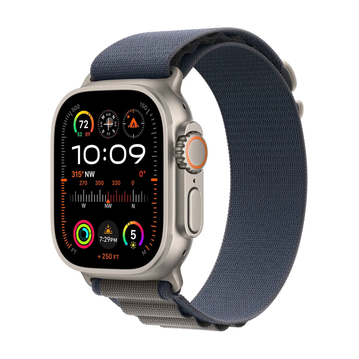 Apple Watch Ultra 2 Alpine Loop — Bleu · Petit
