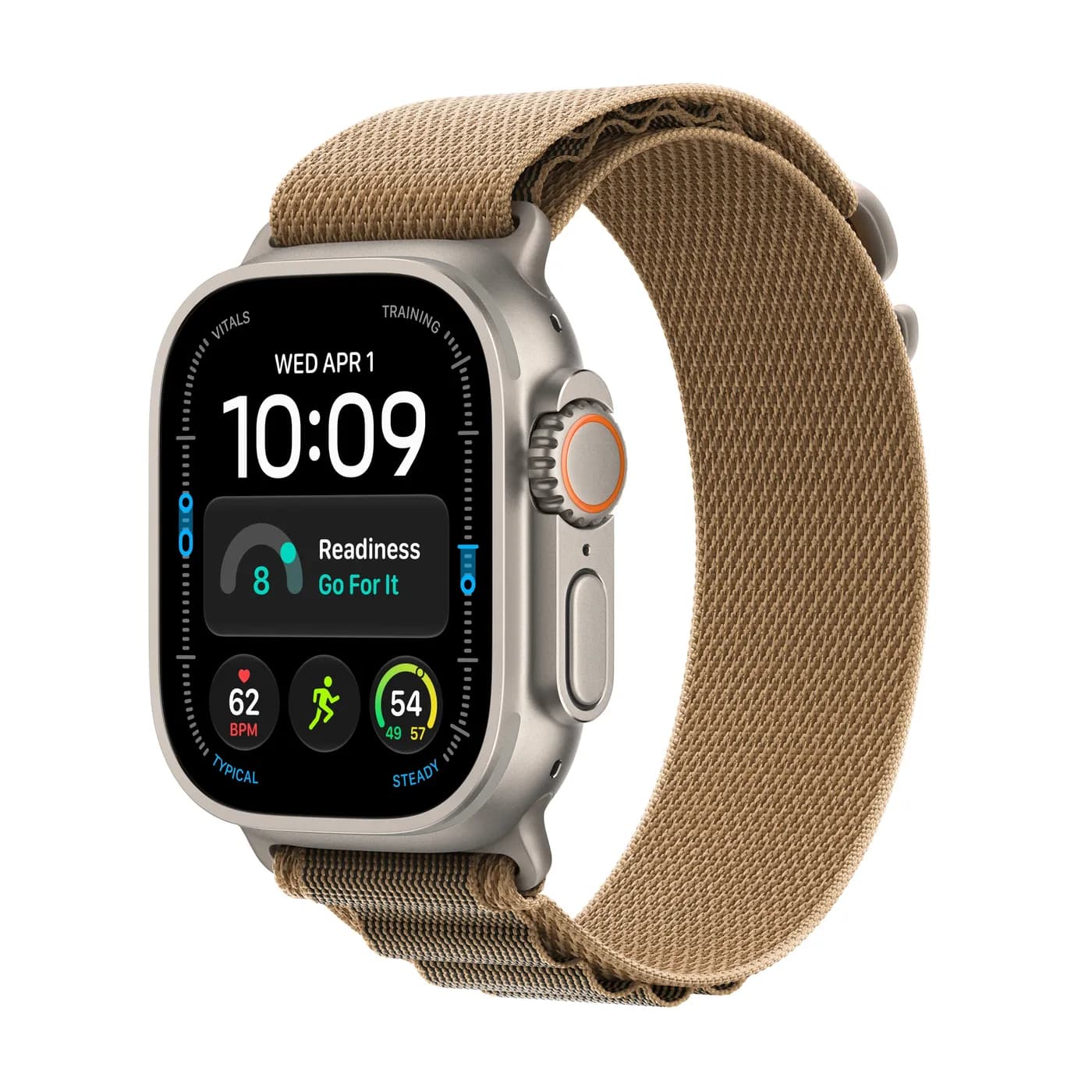 Apple Watch Ultra 4 Alpine Loop — Naturel · Désert · Moyen
