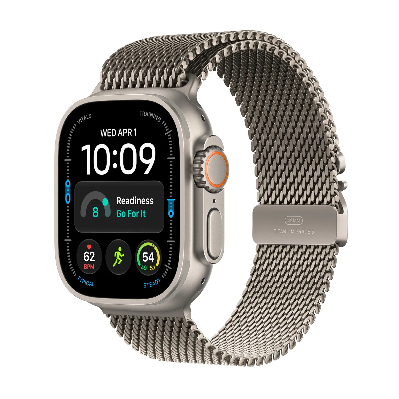 Apple Watch Ultra 4 Milanese Loop — Naturel · Naturel · Petit